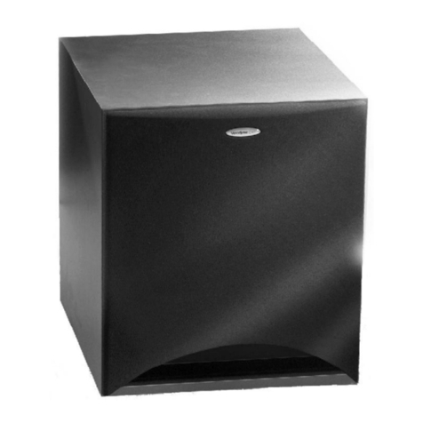 Velodyne CHT-15 owner's manual