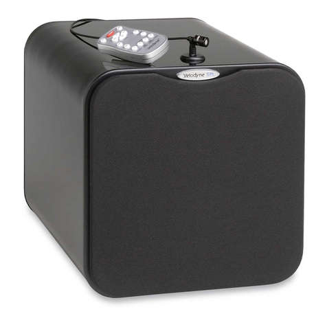 Velodyne SPL-1000R user manual