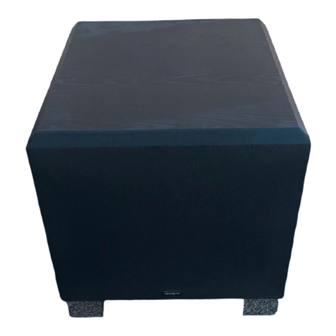 Velodyne VA- 12 15X owner's manual