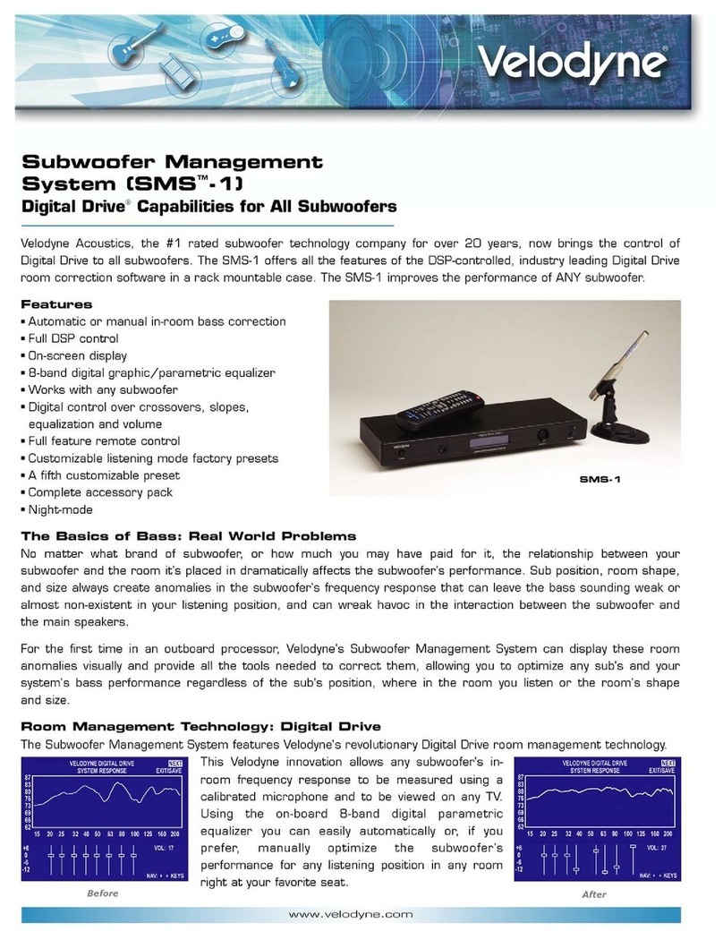 Velodyne SMS-1 - DATASHEET 1 brochure
