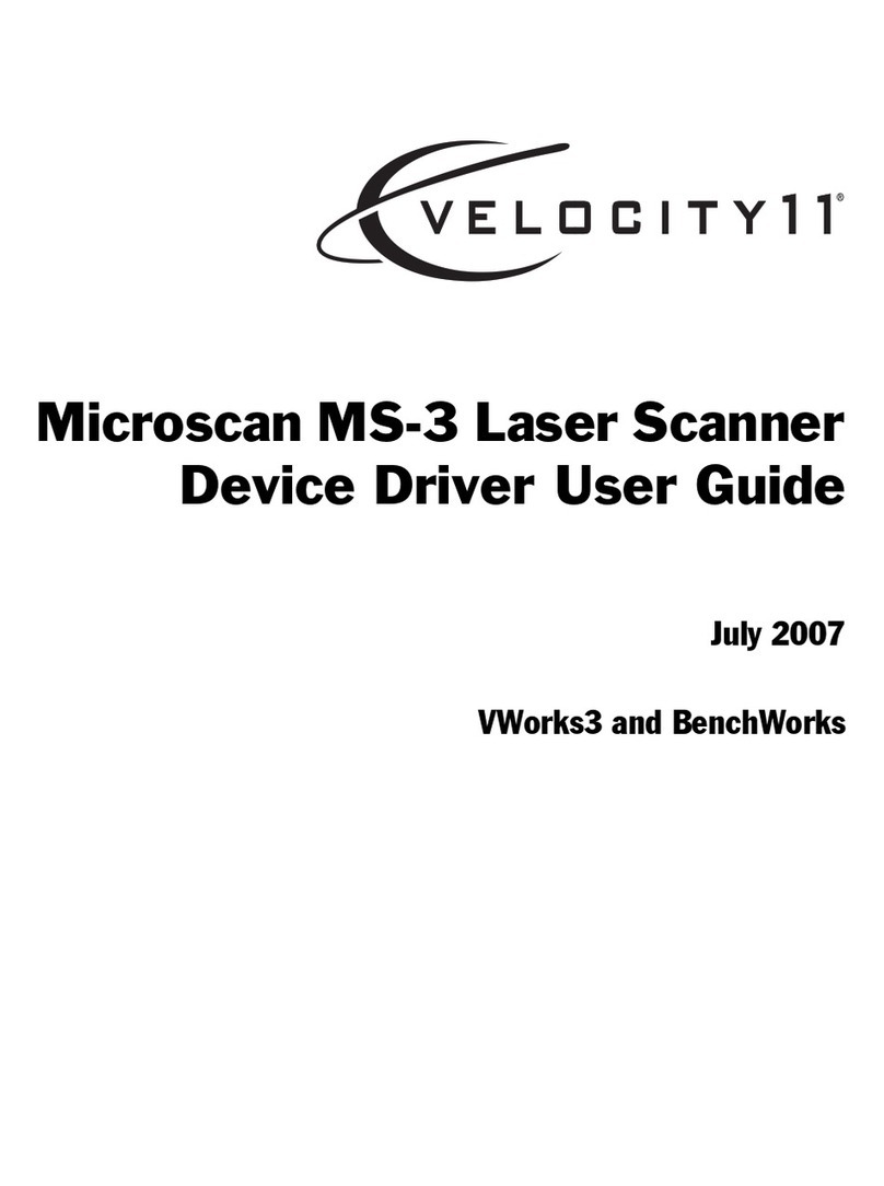 Velocity Microscan MS-3 Driver manual