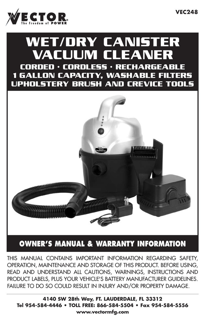 Vector VEC248 Owner's manual & warranty