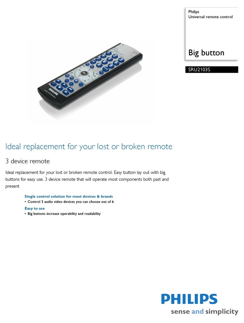 Philips SRU2103S Specifications