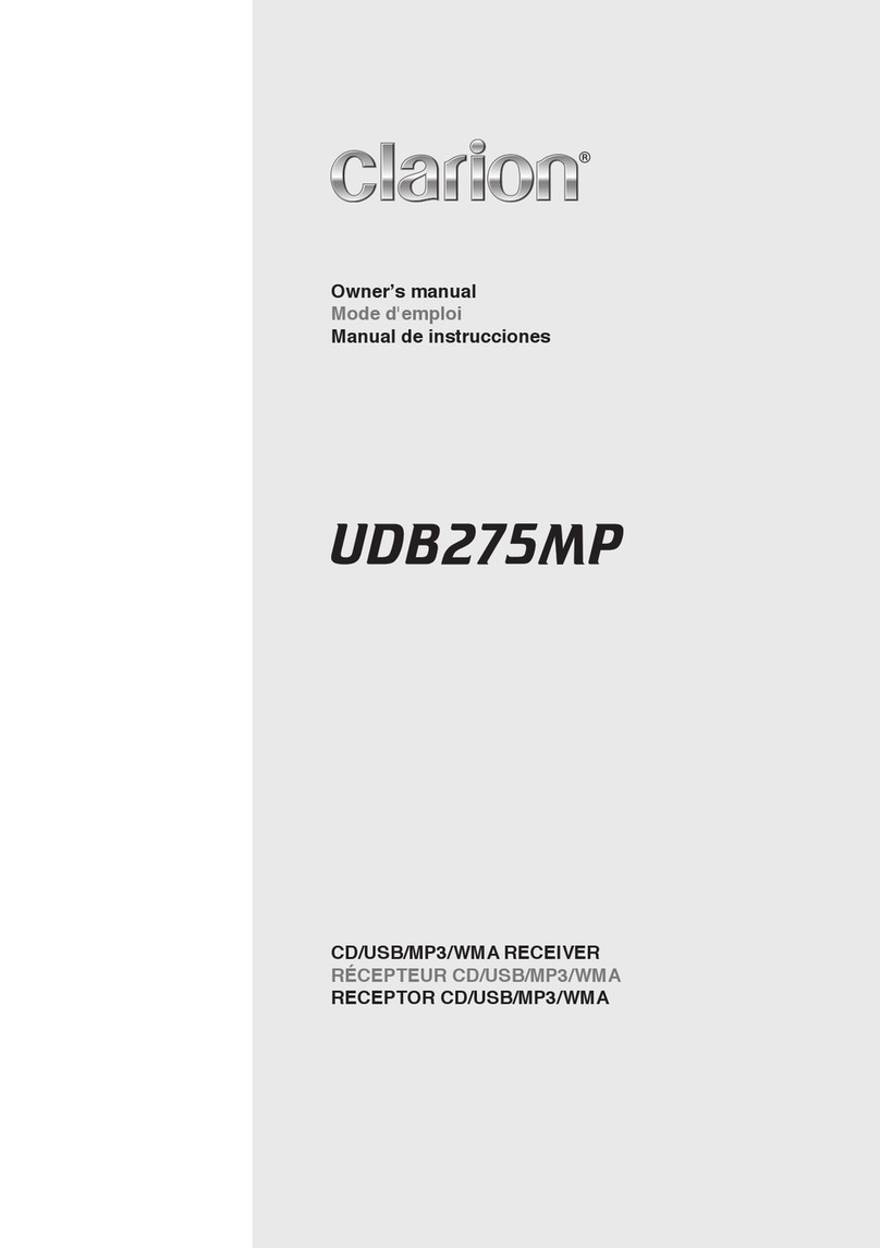 Clarion UDB275MP User manual