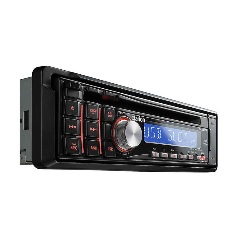 Clarion DB285USB owner's manual