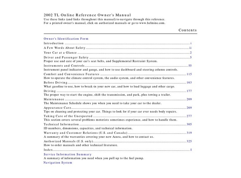 Univex 2002 3.2 TL User manual