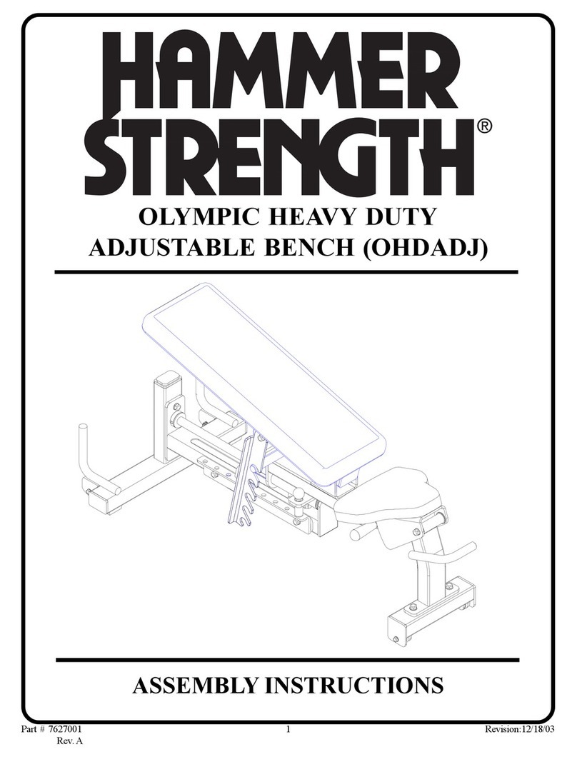Life Fitness OHDADJ Assembly instructions