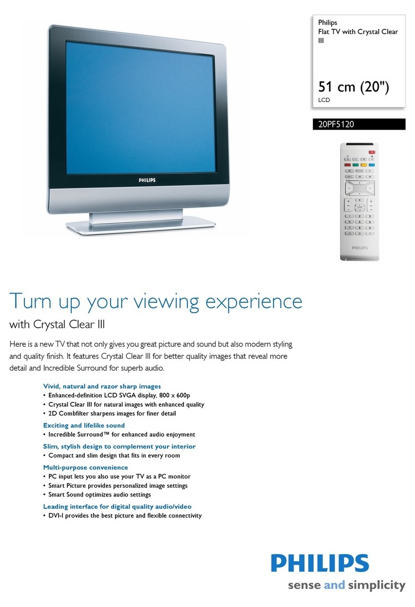 Philips 20PF5120 User manual