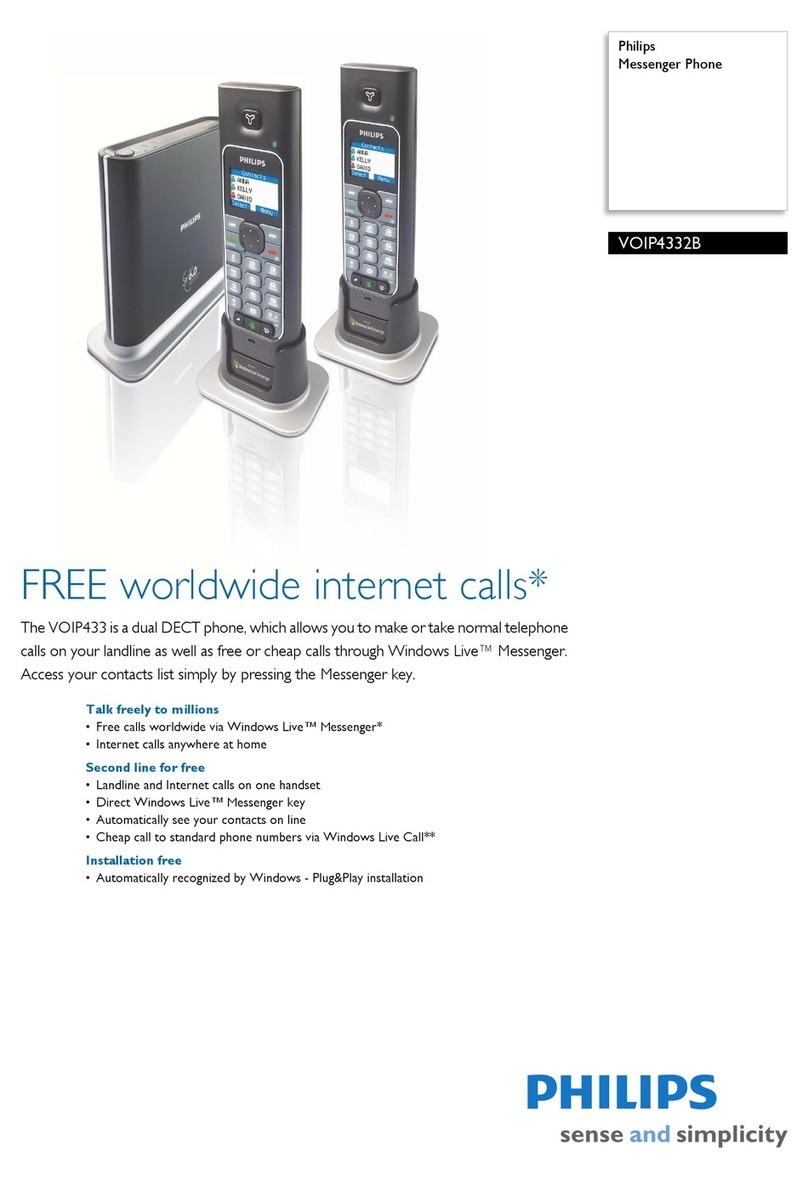 Philips VOIP4332B User manual