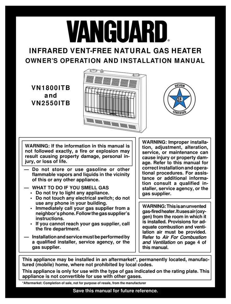 Vanguard VN1800ITB Quick start guide