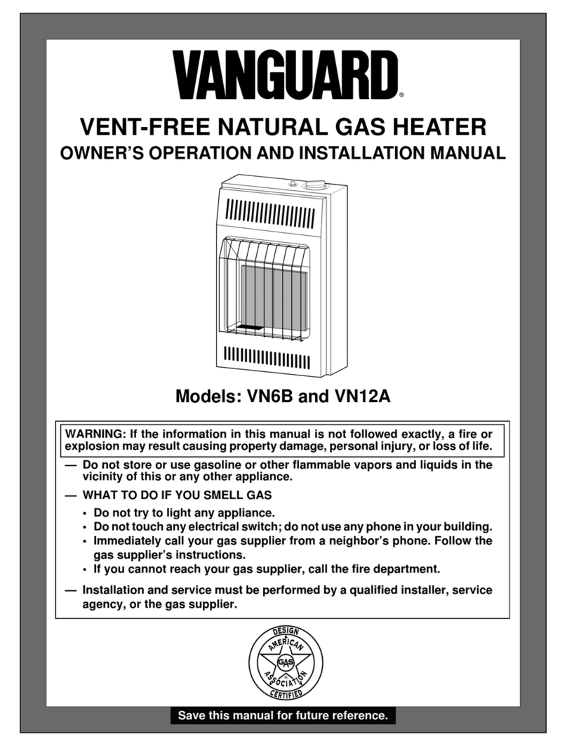 Vanguard VN12A OWNER'S OPERATION AND INSTALLATION MANUAL