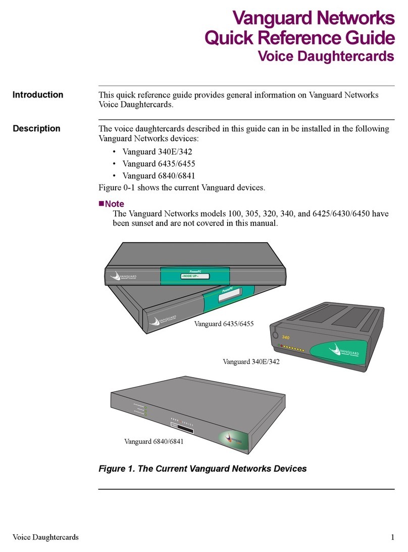 Vanguard 342 Quick reference guide