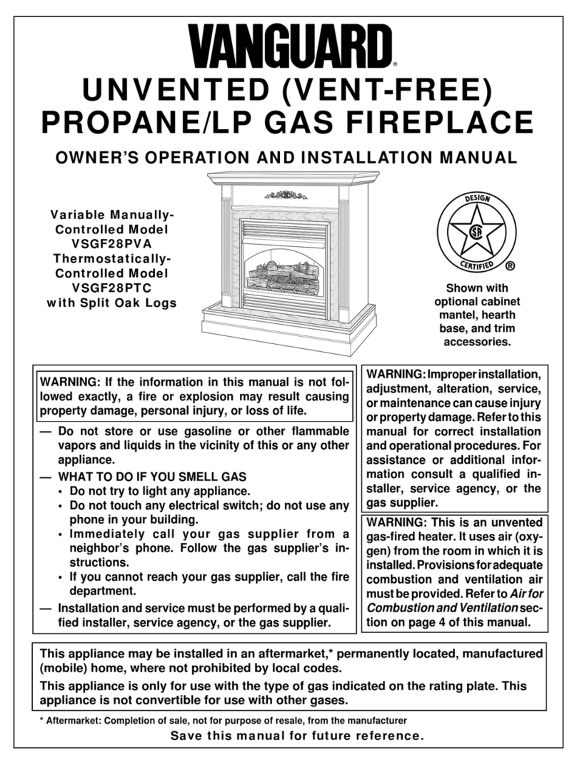 Vanguard VSGF28PTC Quick start guide Vanguard VSGF28PTC Quick start guide