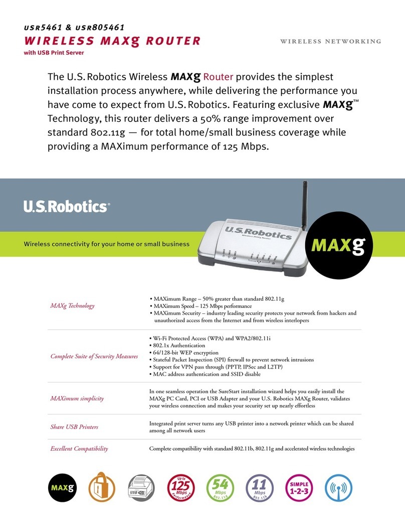 US Robotics usr5461 Specifications US Robotics usr5461 Specifications