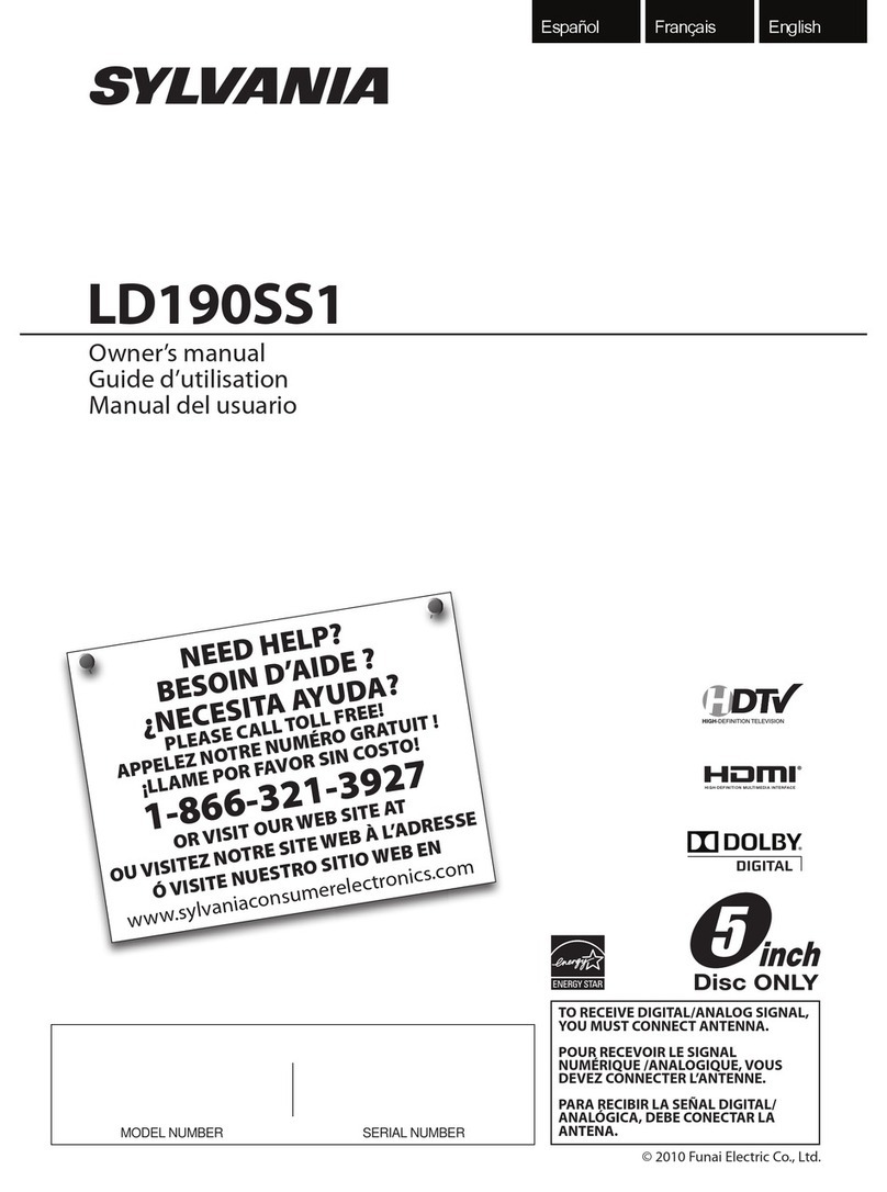 Sylvania A9DN1UH owner's manual