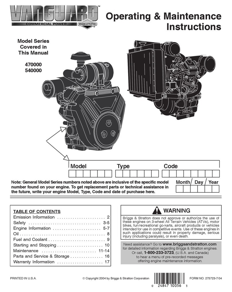 Vanguard 540000 Series Installation and operation manual