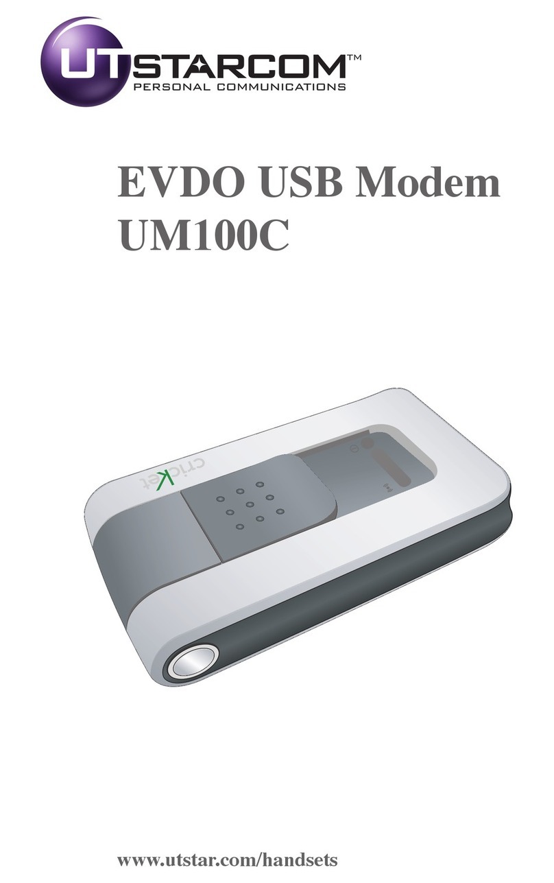 UTStarcom EVDO UM100C User manual