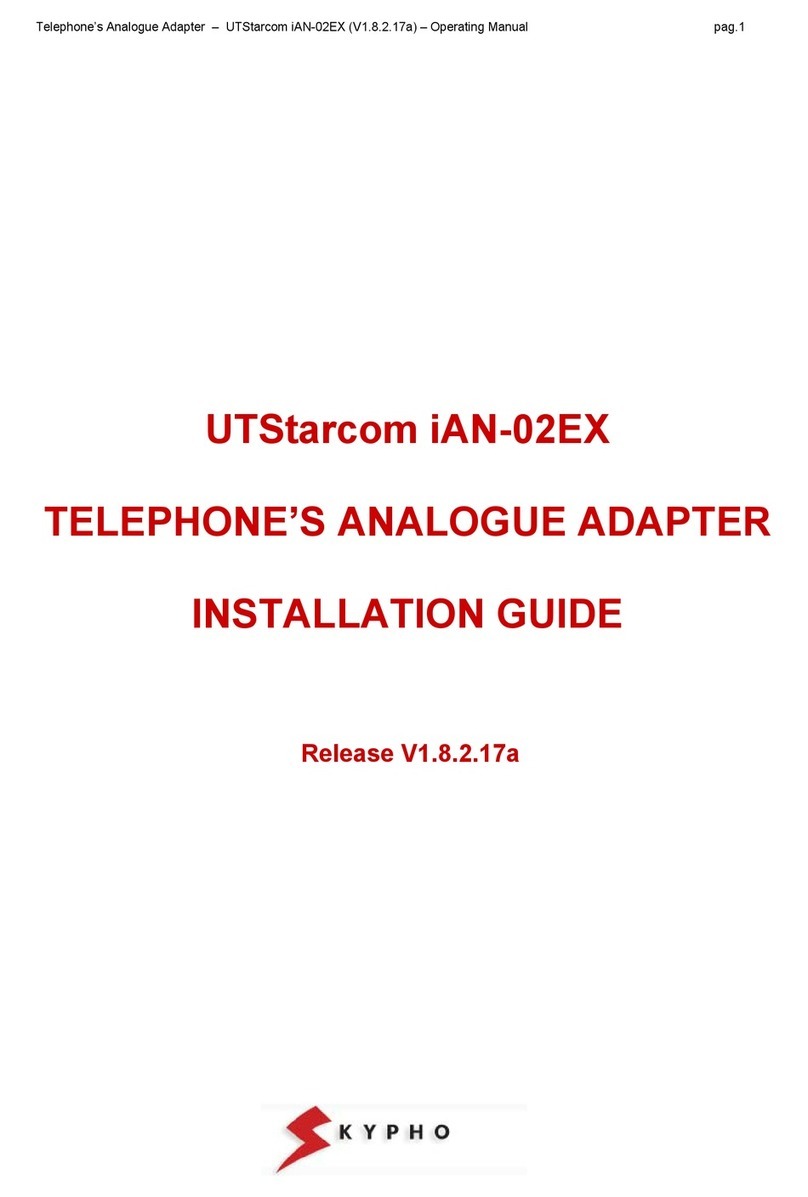 UTStarcom IAN-02EX installation guide