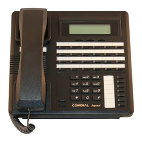 Comdial Impact Concierge 8312S Series User manual Comdial Impact Concierge 8312S Series User manual