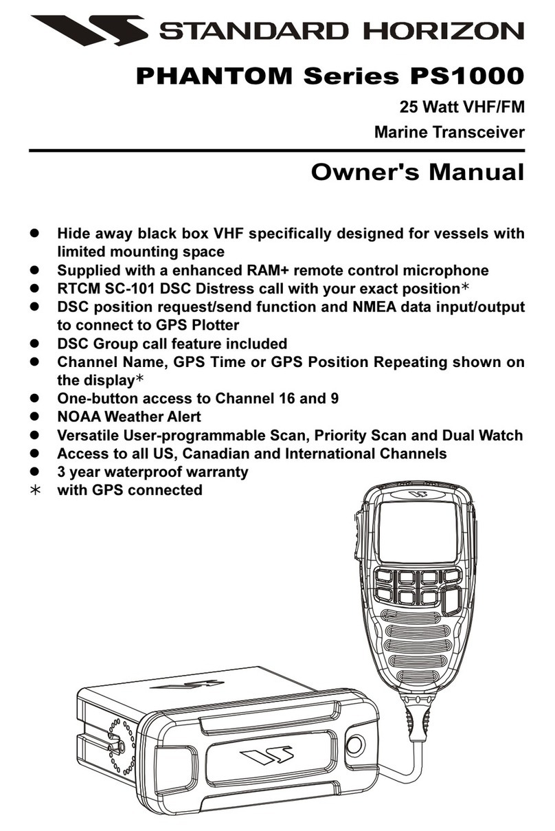 Standard Horizon PHANTOM PS1000 User manual