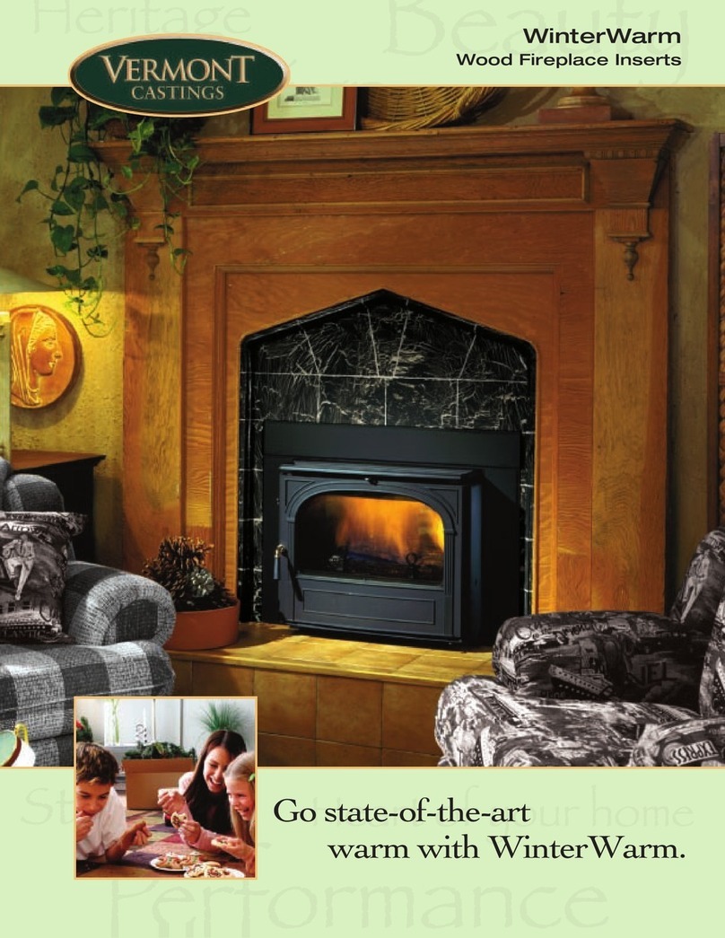 Vermont Castings Wood Fireplace brochure