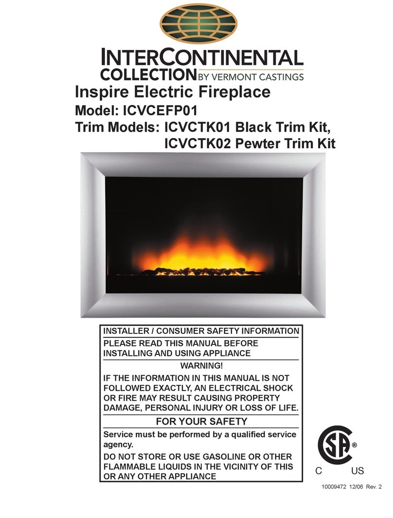 Vermont Castings ICVCTK01 User manual