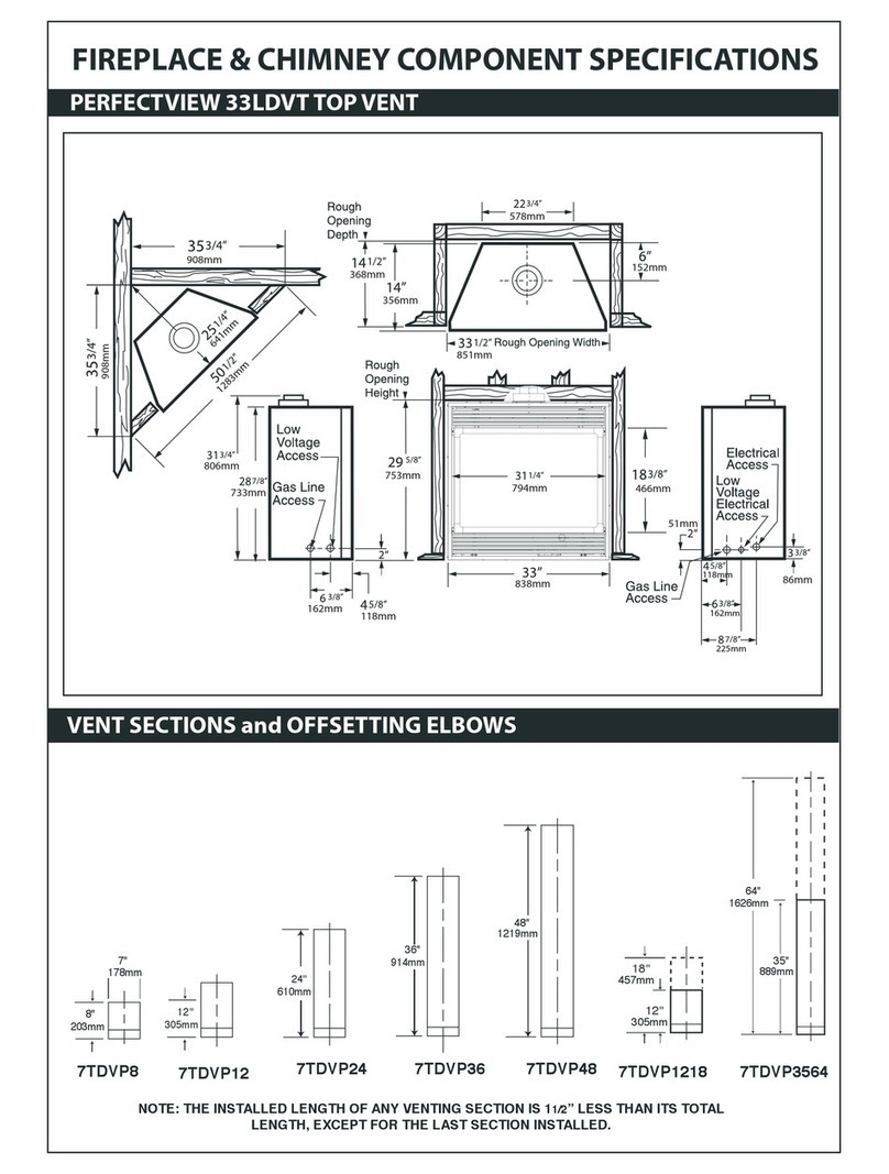 Vermont Castings Indoor Gas Fireplace 33LDVT User manual Vermont Castings Indoor Gas Fireplace 33LDVT User manual
