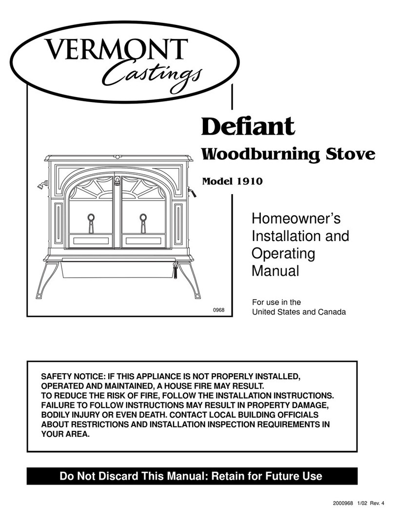 Vermont Castings 968 User manual Vermont Castings 968 User manual
