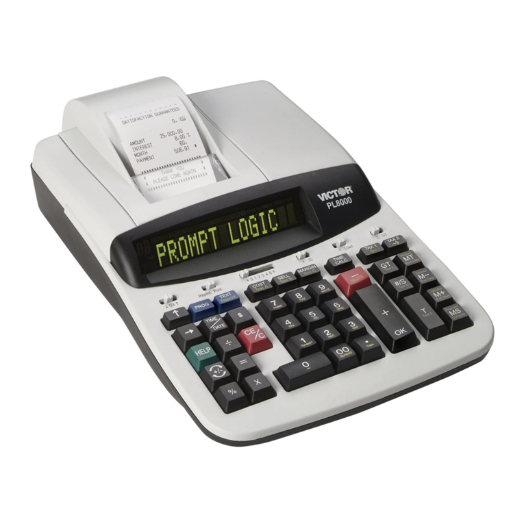 Victor PL8000 User manual