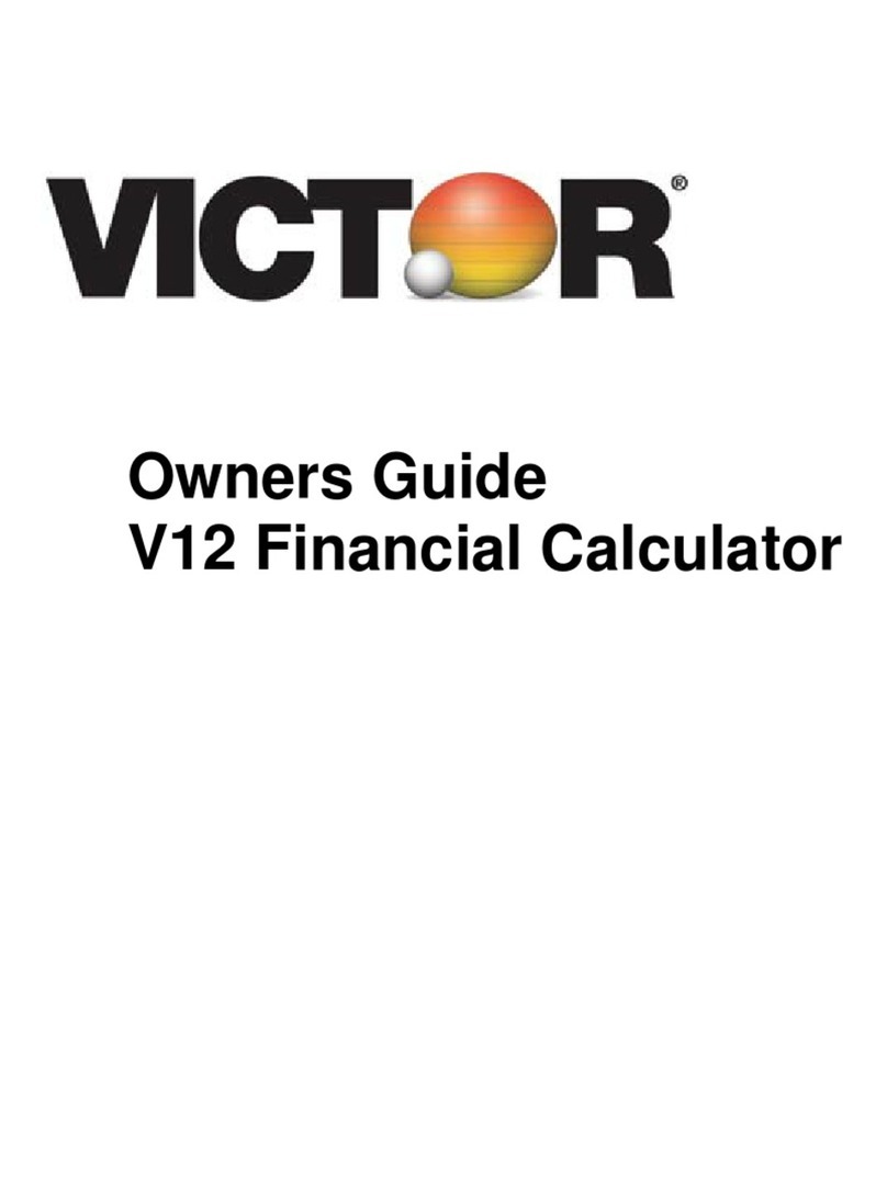 Victor V12 User manual