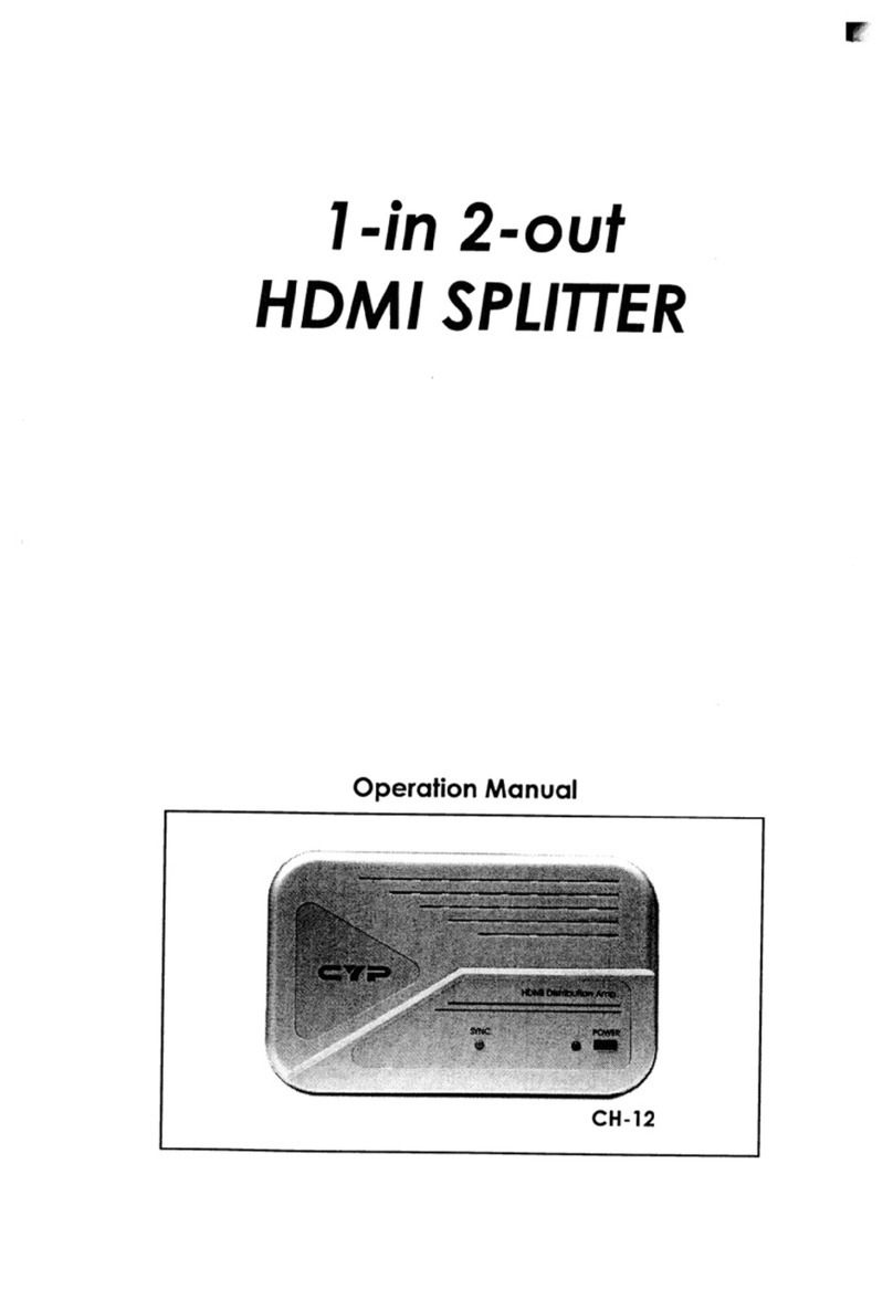 CYP VOPEX-HDMI-2-LC User manual
