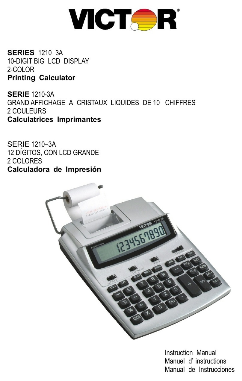 Victor 1210-3A Series User manual