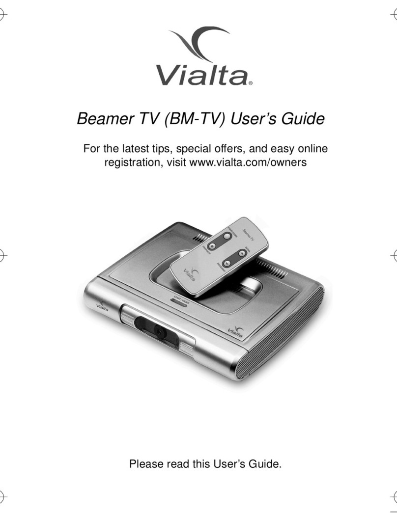 Vialta Beamer TV user guide