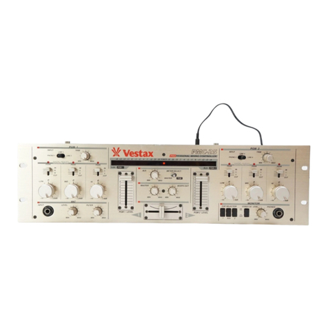 Vestax PMC-25 owner's manual