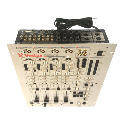 Vestax PMC-55 owner's manual