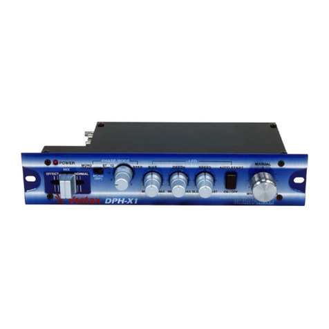 Vestax DJ Effector owner's manual
