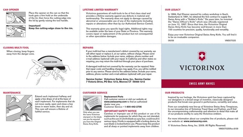 Victorinox Victorinox VMS0702506/09 brochure