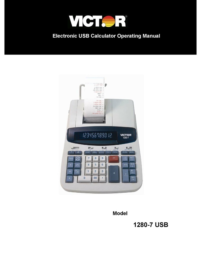 Victor 1280-7 User manual