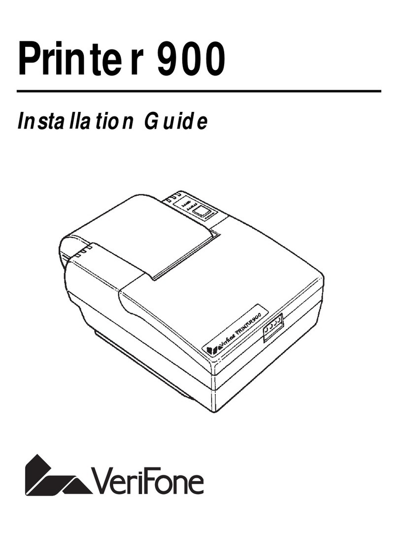 VeriFone Printer 900 User manual