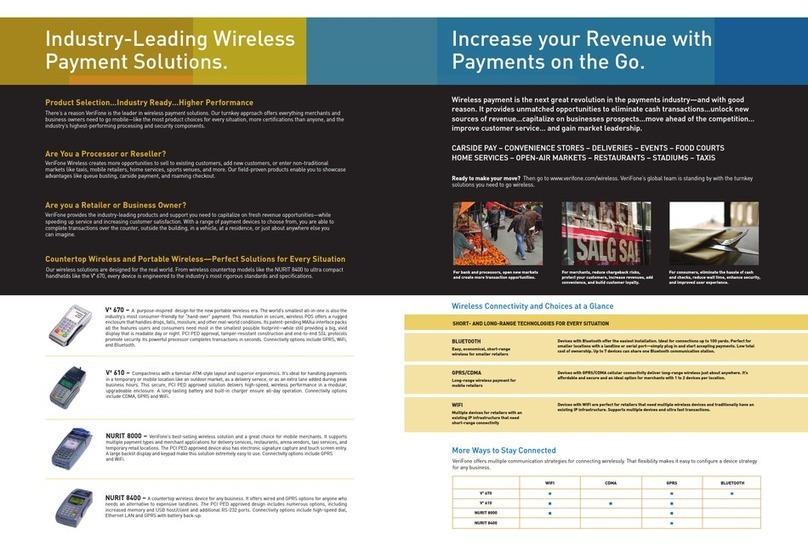 VeriFone Vx 610 brochure