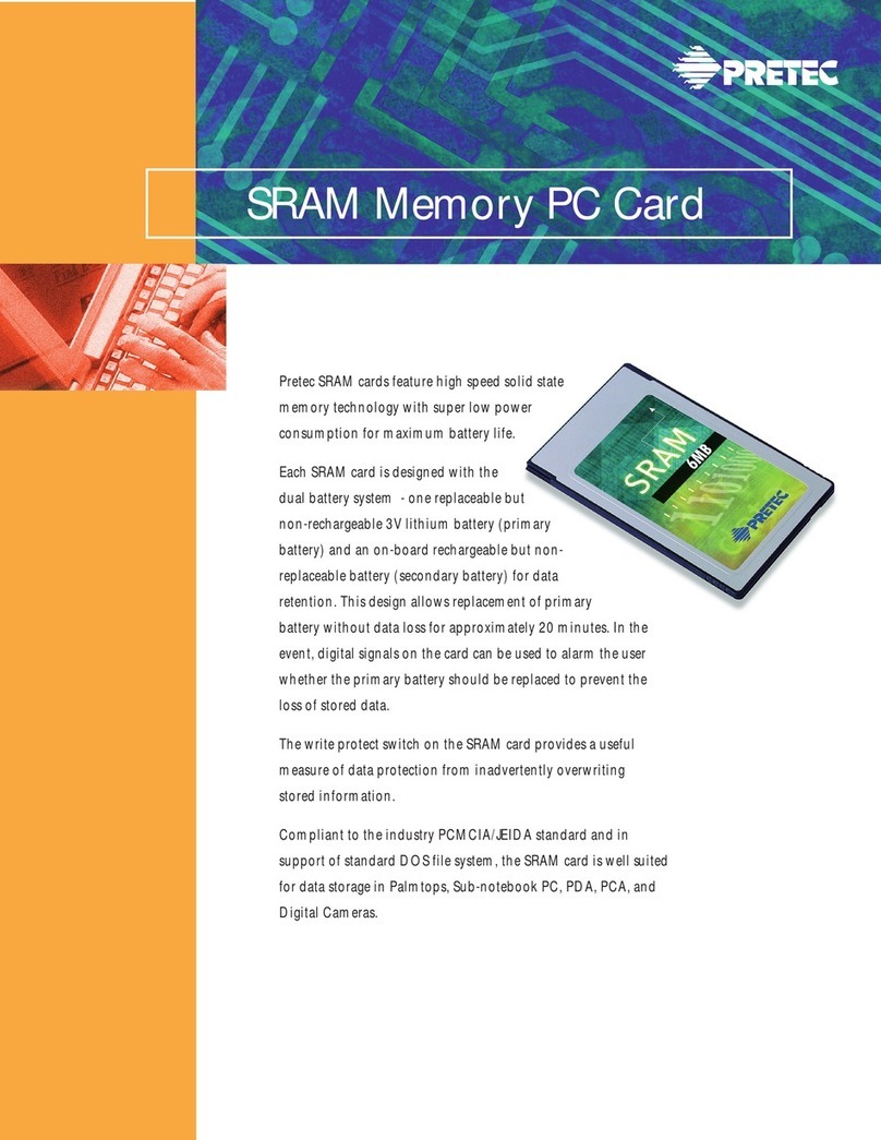 Pretec Pretec Specifications