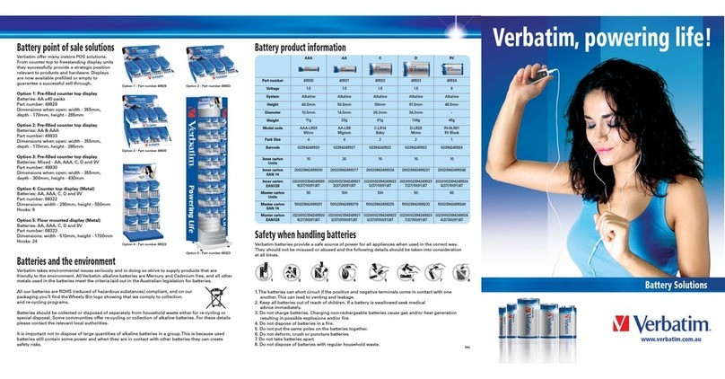 Verbatim Battery brochure