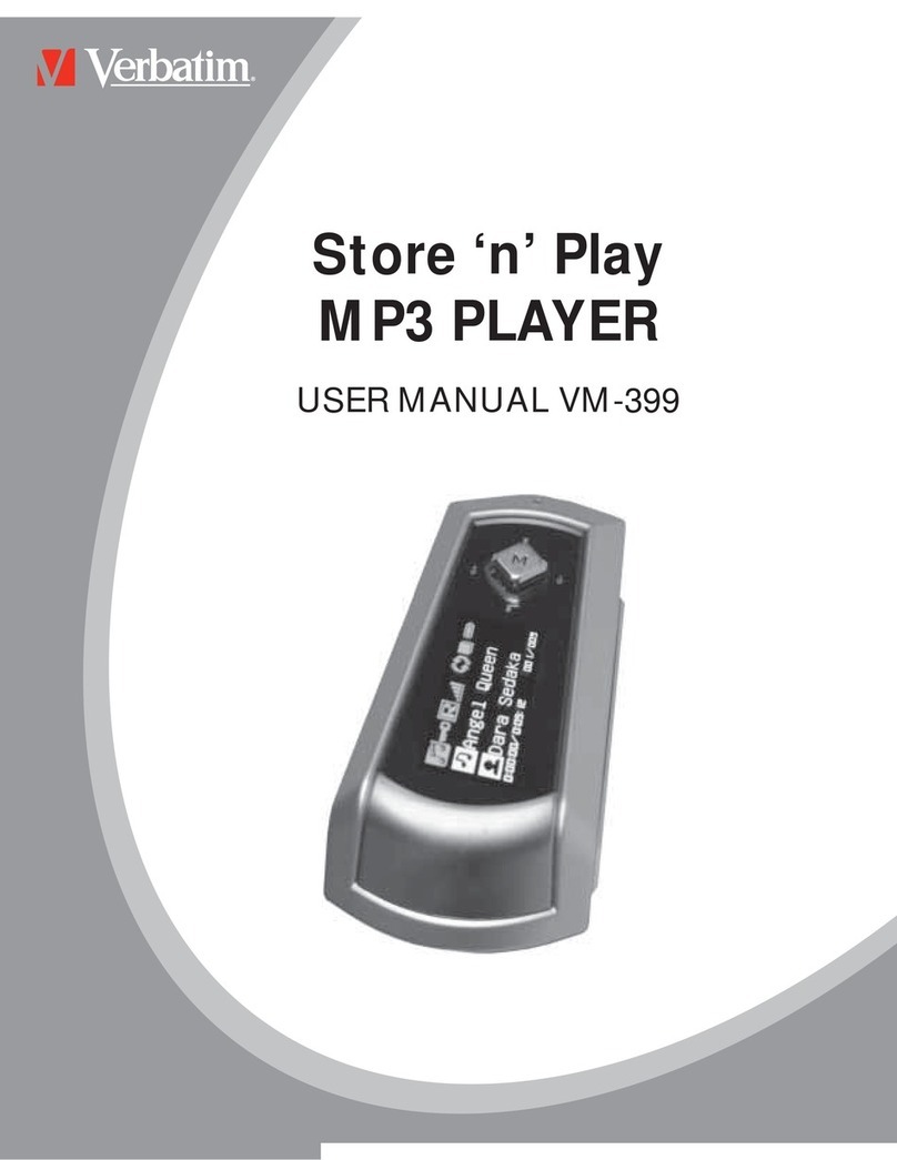 Verbatim Store 'n' Play VM-399 user manual