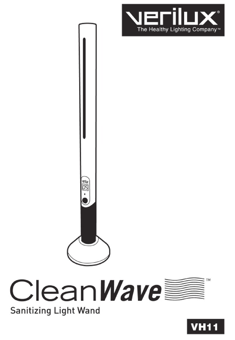Verilux Sanitizing Light Wand VH11 User manual