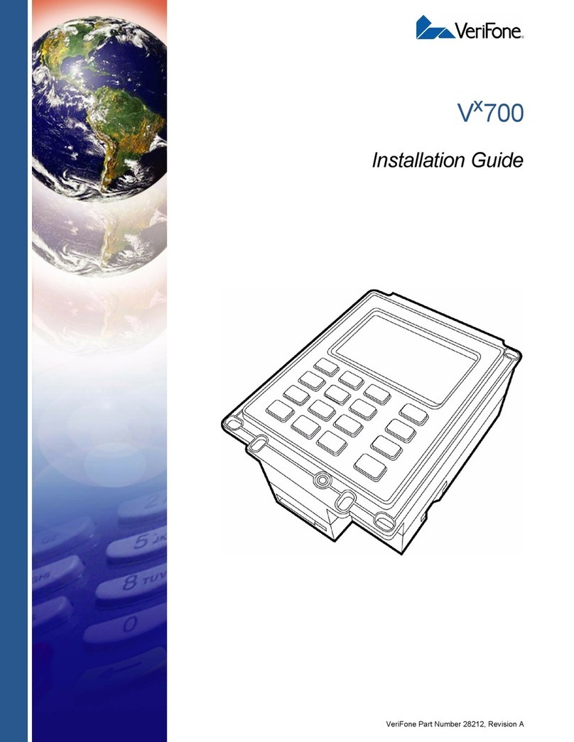 VeriFone Vx700 User manual VeriFone Vx700 User manual