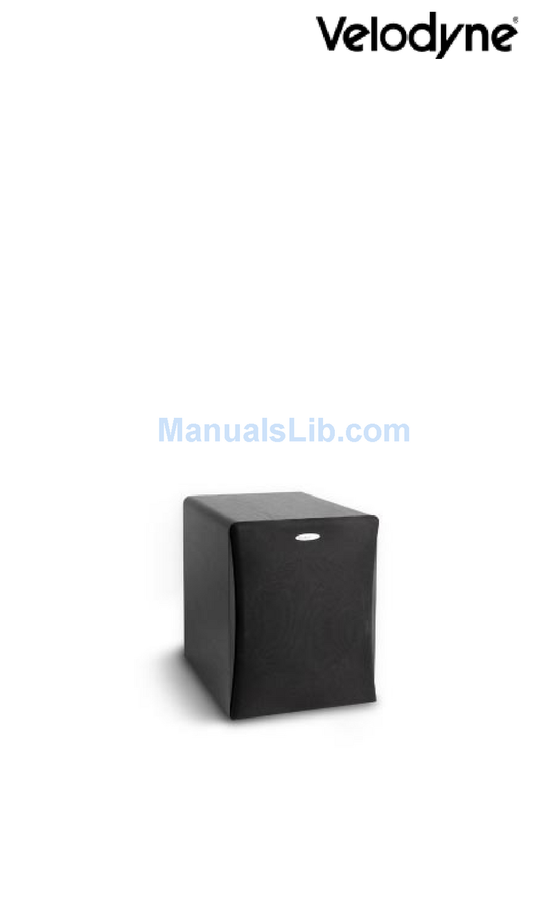 Velodyne VRP-1000 user manual