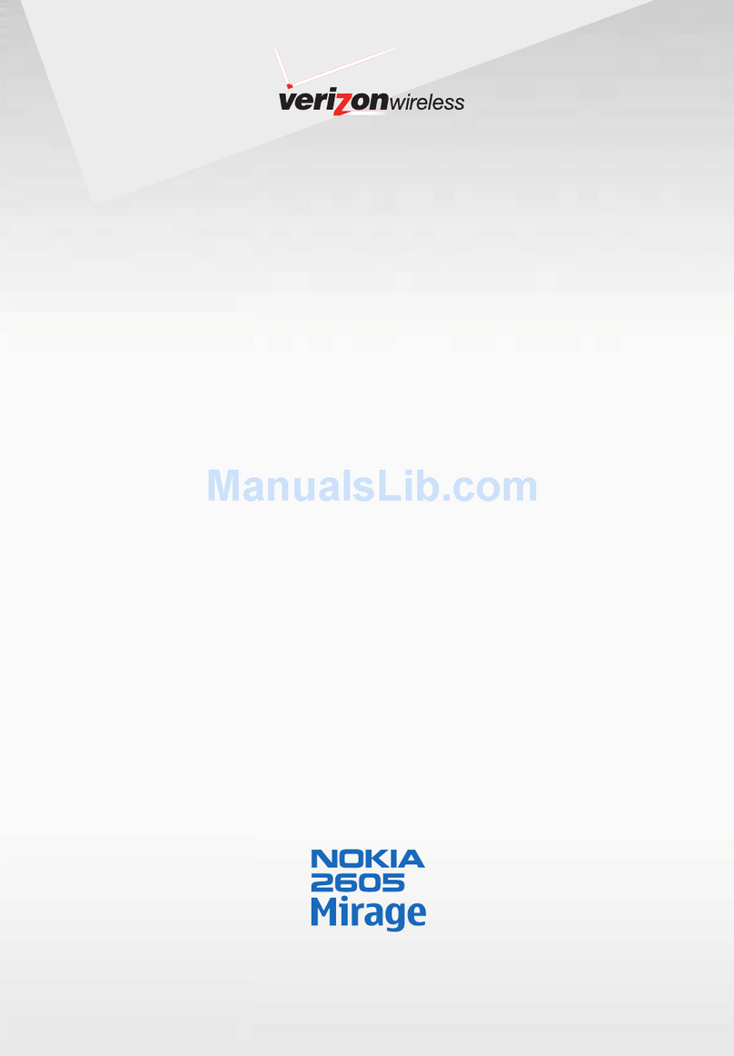 Nokia Mirage 2605 User guide