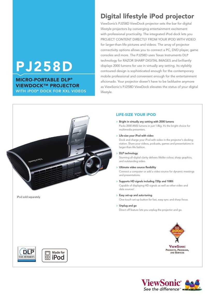 ViewSonic ViewDock PJ258D Specifications