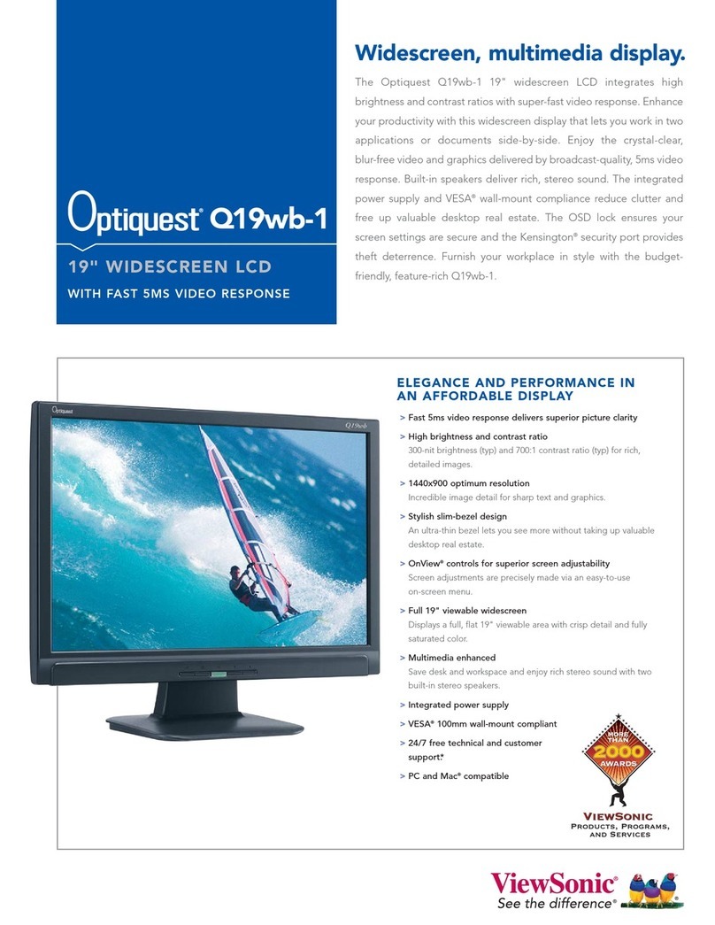 ViewSonic Q19wb-1 User manual