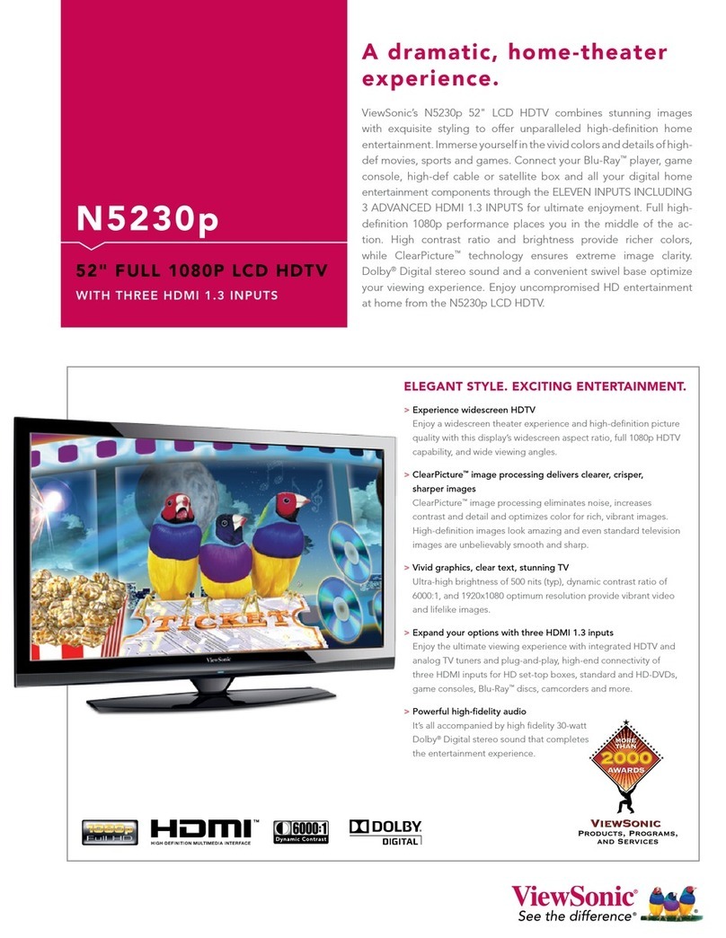 ViewSonic N5230p Specifications
